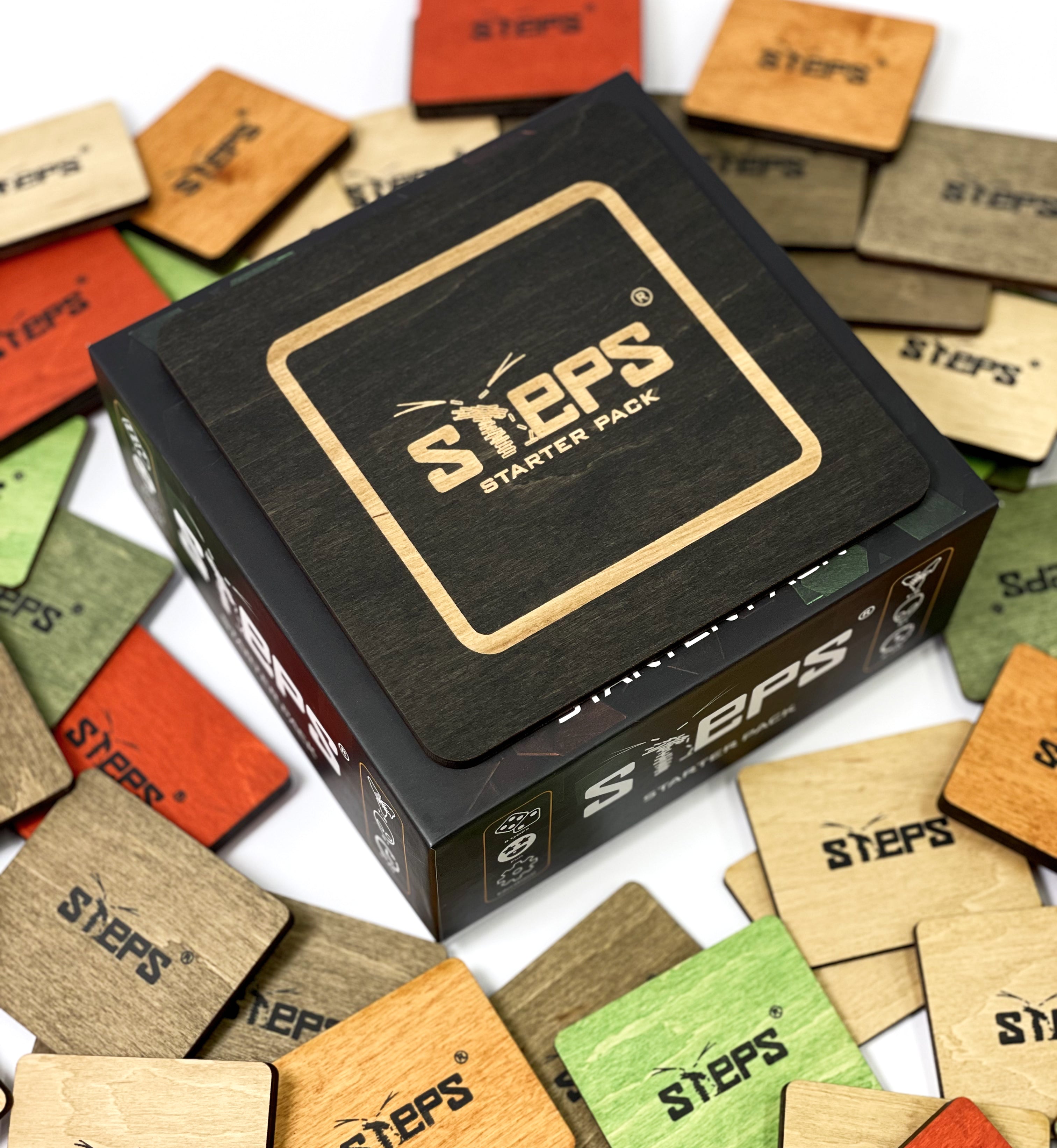 Steps Starter Pack 1-6 Players 48 Squares (Steps) – STEPS GAMES ...